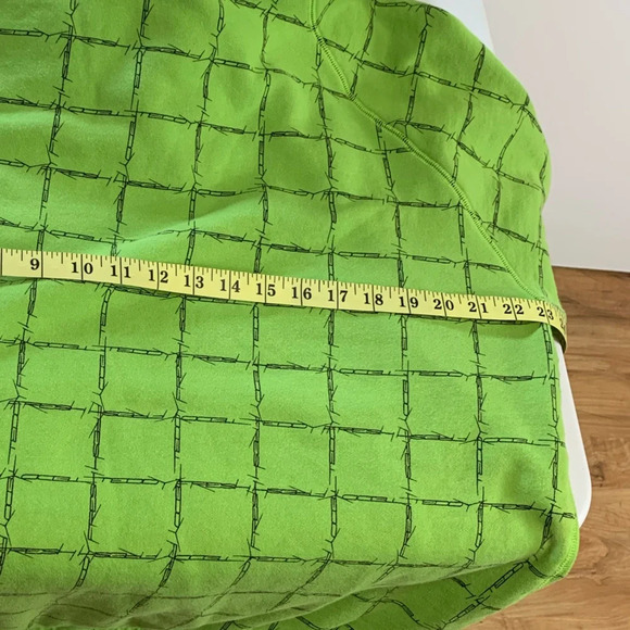 Teddy Fresh Mens Green Barbed Wire Hoodie Large Skater  Punk Street Wear Grunge - Picture 10 of 16